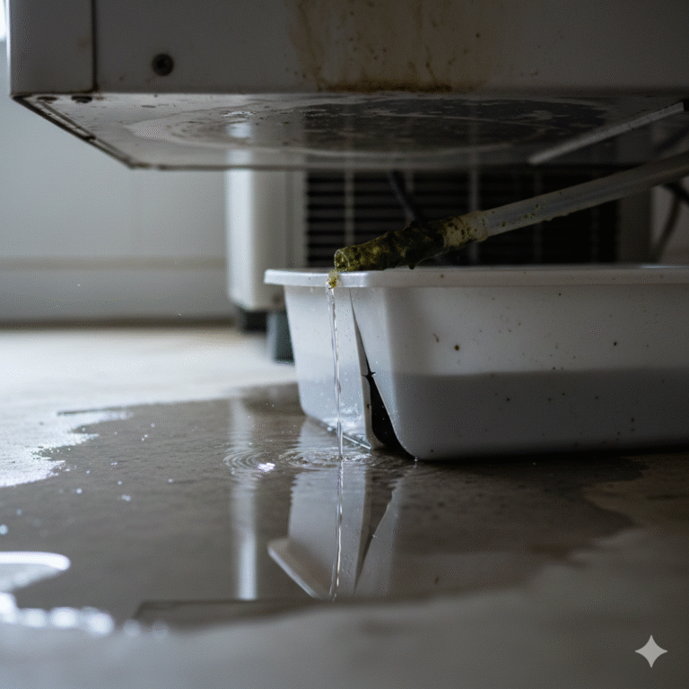 Clogged unit of an Airconditioner